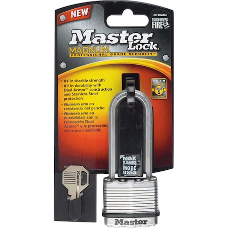 Master Lock Master Lock 1-9/16 in. H X 11/16 in. W X 1-3/4 in. L Steel Dual Ball Bearing Locking Weather-Resista M1XKADLJCCSEN